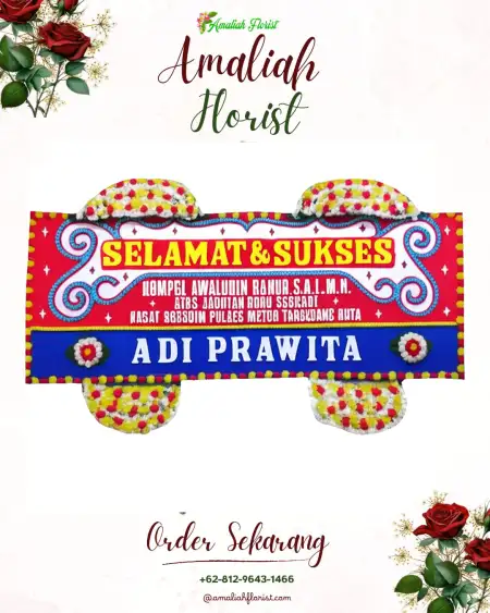Papan Bunga Ucapan Selamat Sigit