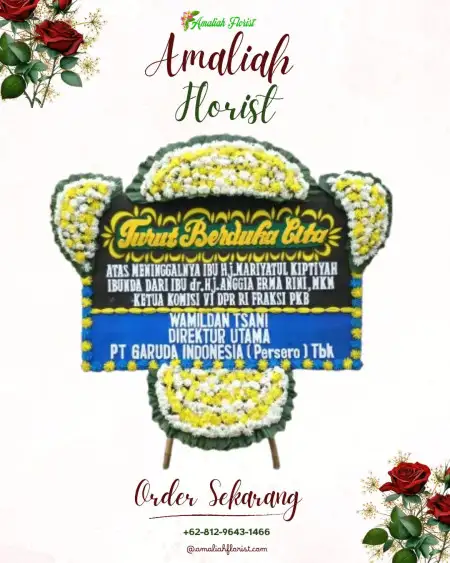 Papan Bunga Duka Sigit